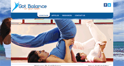 Desktop Screenshot of gotbalance.com