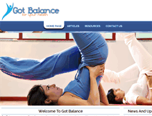 Tablet Screenshot of gotbalance.com
